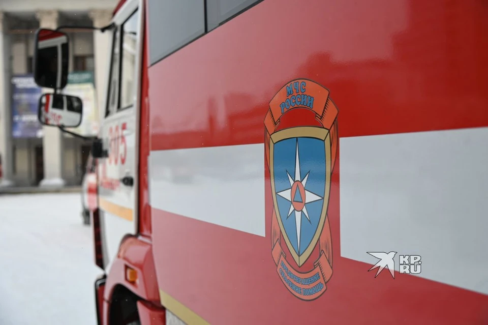 Пожар произошел в частном секторе в Екатеринбурге