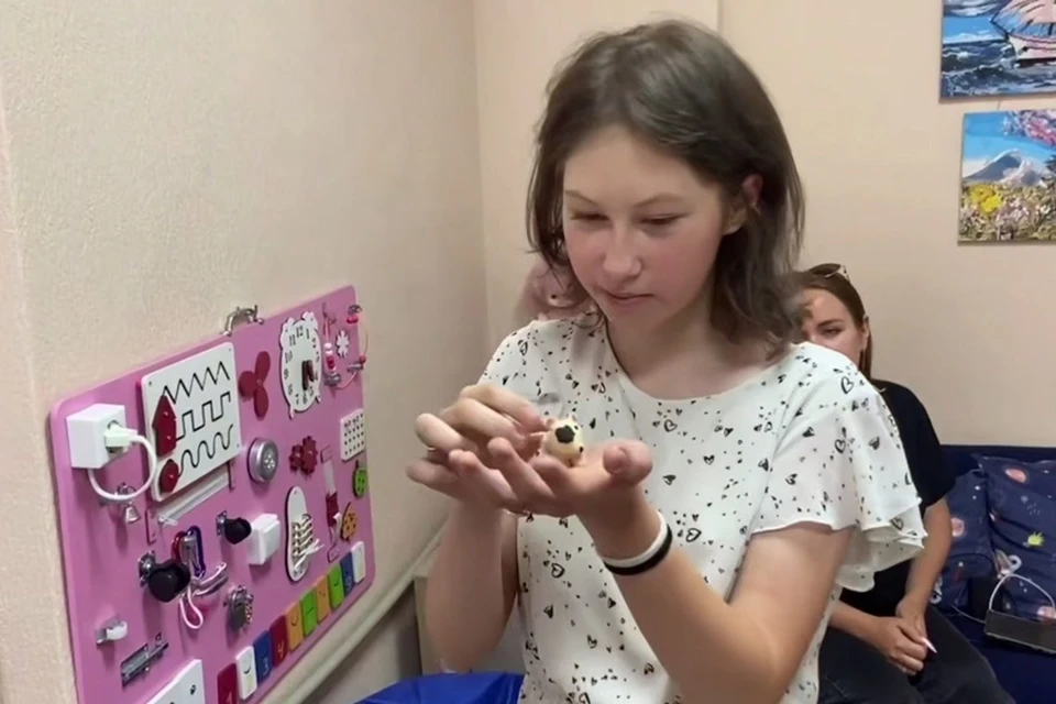Спасенную в Константиновке девочку Софию заберут дядя и тетя. Фото: ТГ/Мария Львова-Белова