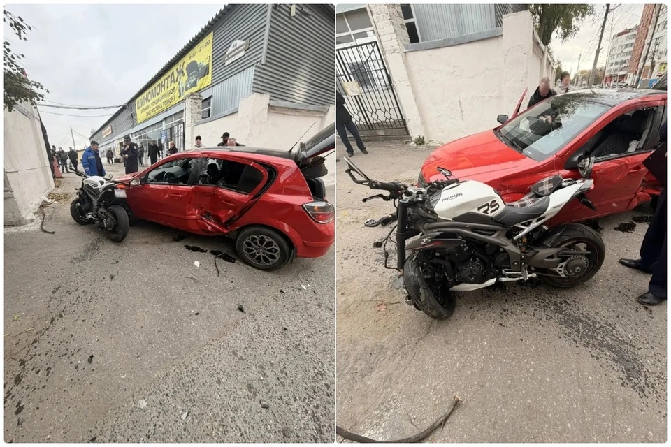 В столкновении мотоцикла с Opel в центре Рязани погиб 45-летний мужчина.