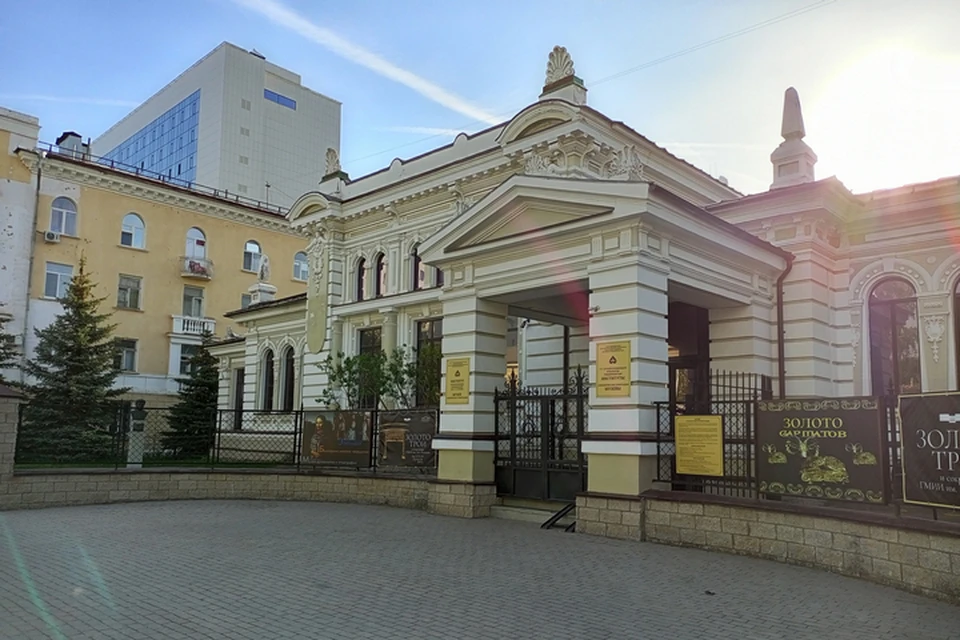 Купеческий особняк был построен в 1910 году и стал первым в Уфе домом в стиле модерн. Фото: Музей археологии и этнографии УФИЦ РАН
