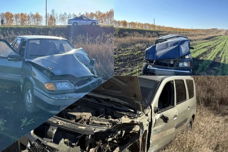 Под Мелеузом в аварии погиб водитель «семерки». Фото: ГАИ по РБ.
