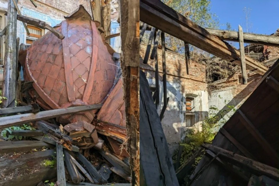 В Архдозоре подозревают, что купол мог упасть в начале октября. Фото: Архдозор-Бийск
