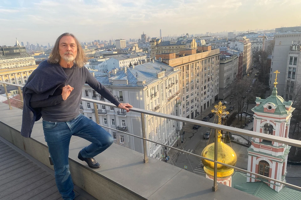С террасы на крыше открывается впечатляющий вид на старый центр Москвы.