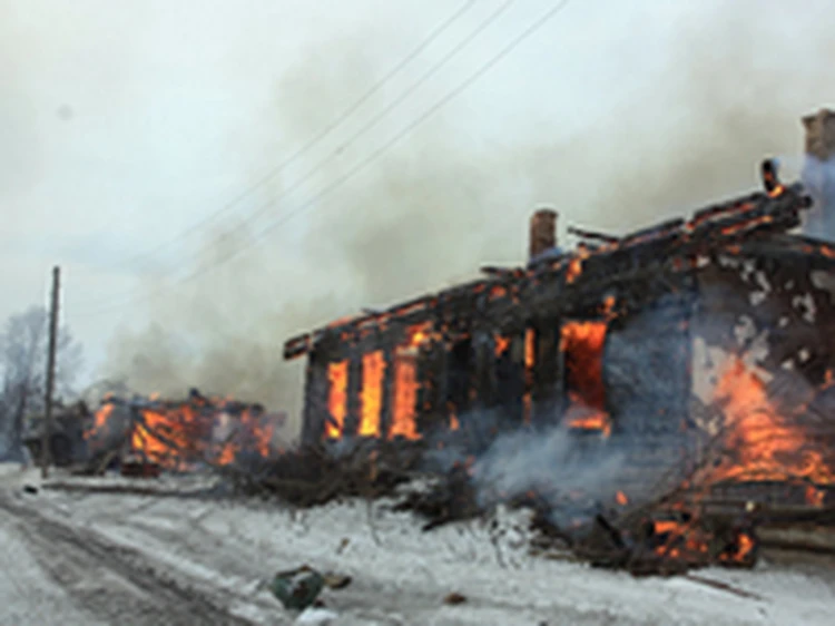 В Томской области сгорело больше двух десятков домов