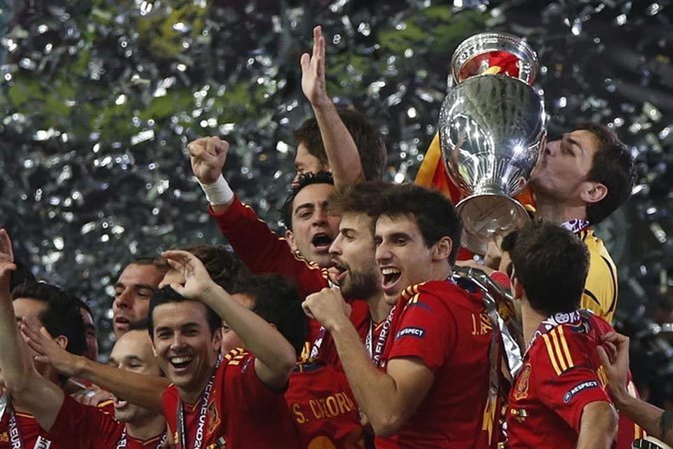 Испанцы выиграли Евро второй раз подряд, установив несколько рекордов