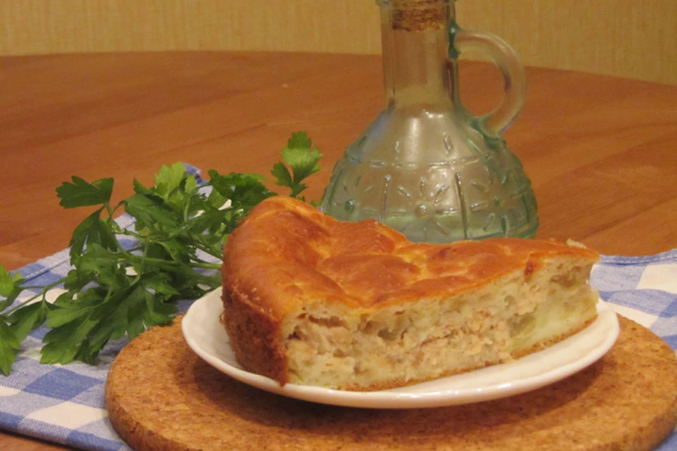 Как приготовить Пирог с картошкой и рыбой в духовке рецепт пошагово