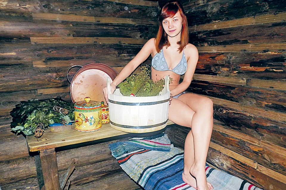 Деревенские женщины в бане фото