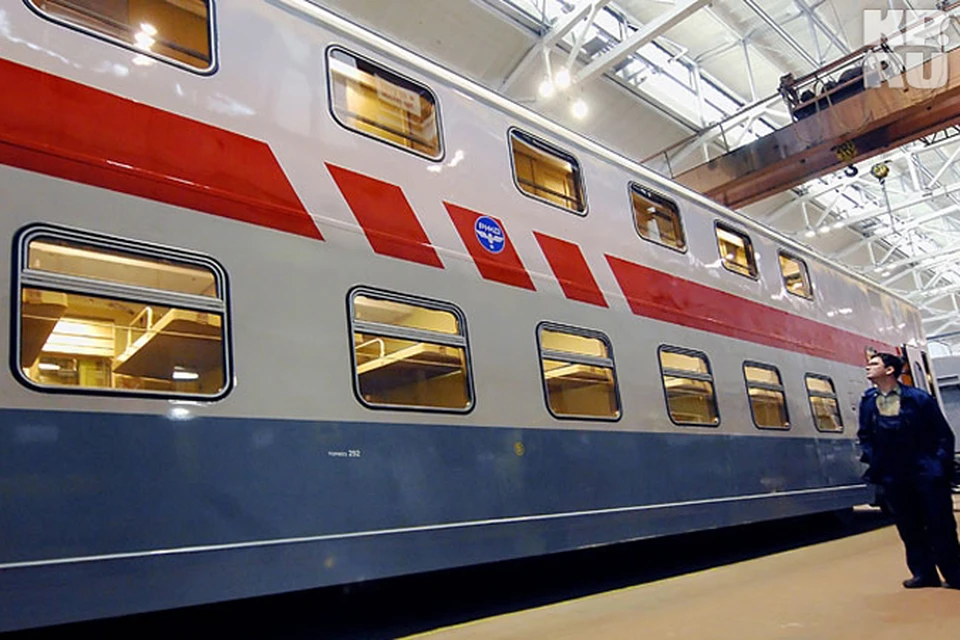 Москва питер двухэтажный поезд фото