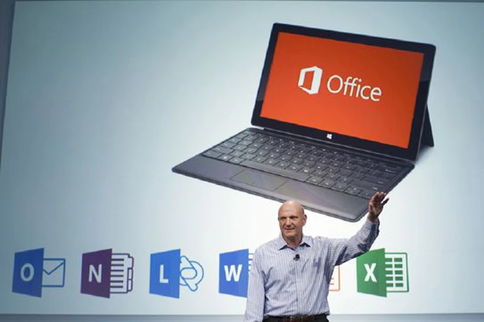 Стив Балмер гордится: новый Office может работать на любой платформе.