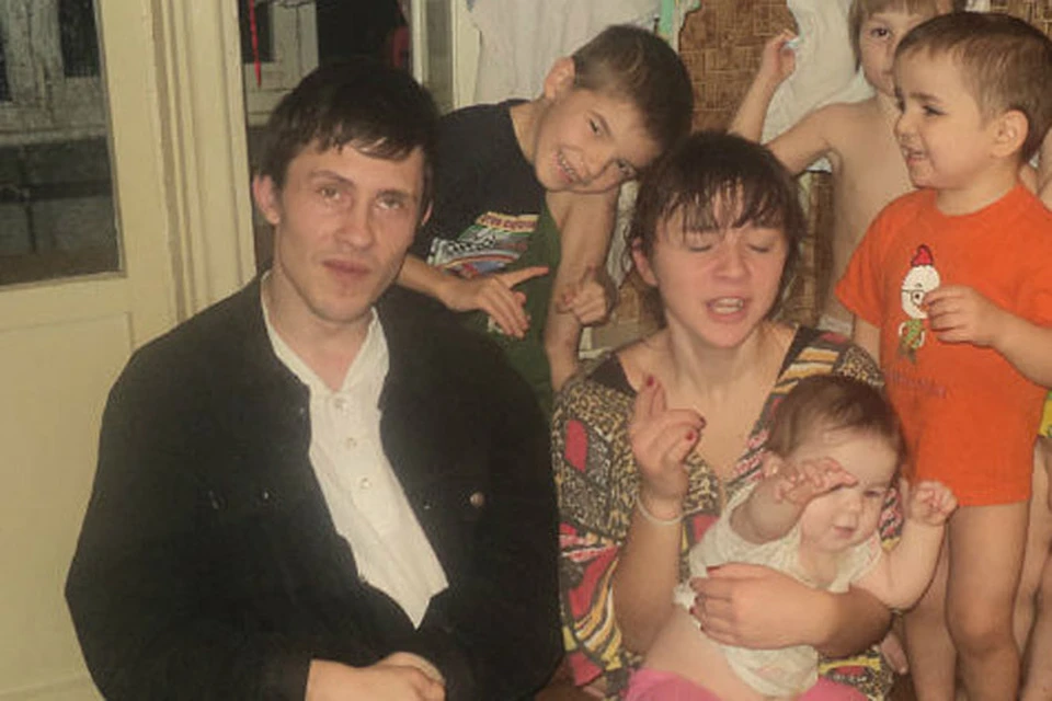 Дмитрий Горшенин со своей большой семьей