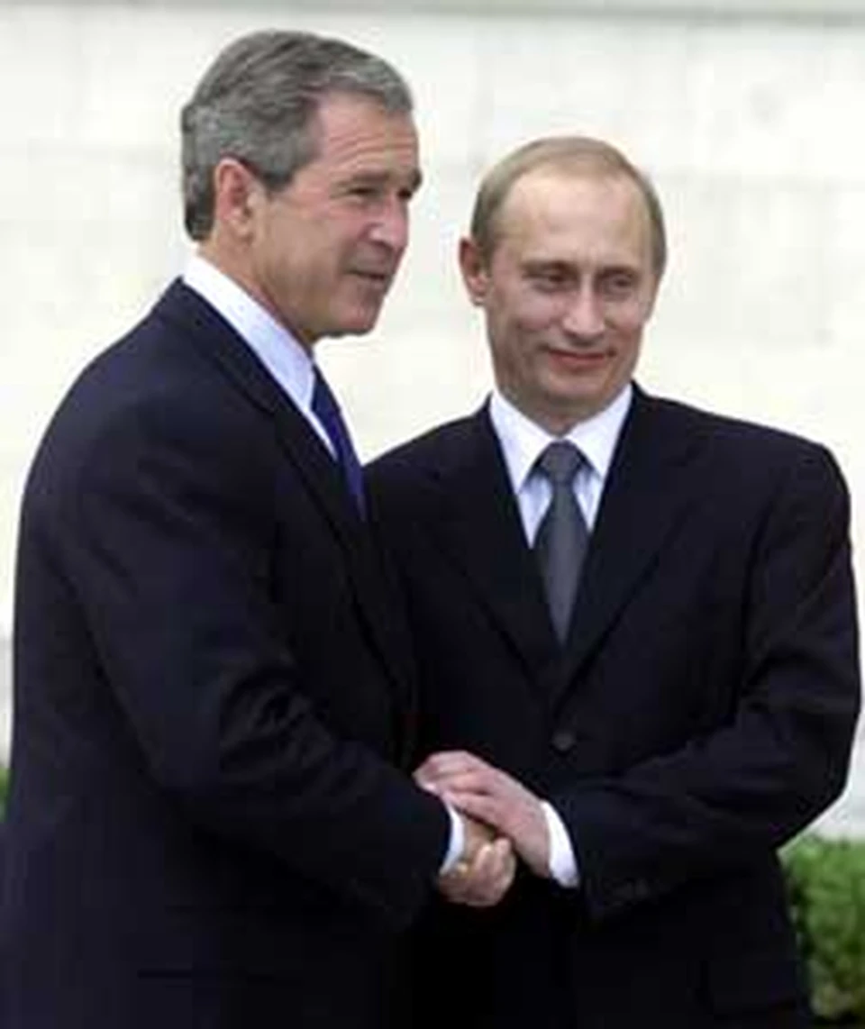 Встреча Путина и Буша 2001