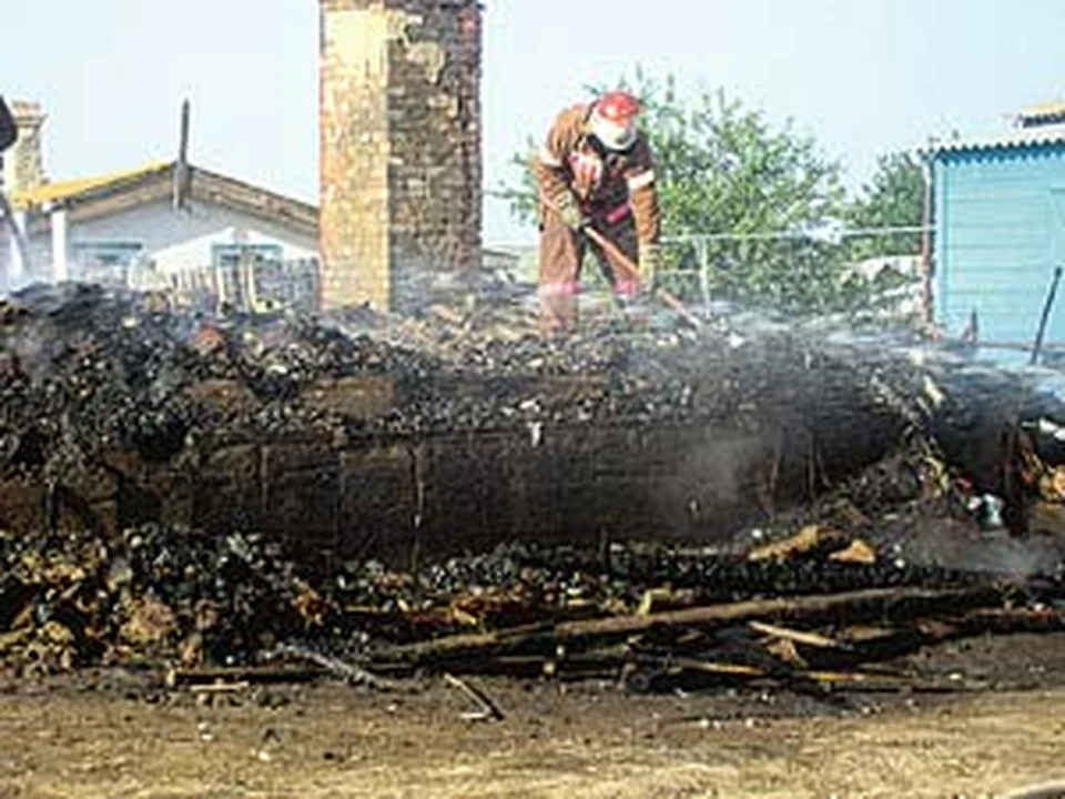 Обиженные калмыки оставили от домов чеченцев одни пепелища.