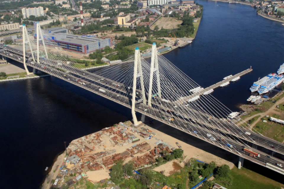 Вантовый мост в Петербурге вошел в топ-5 самых красивых - KP.RU