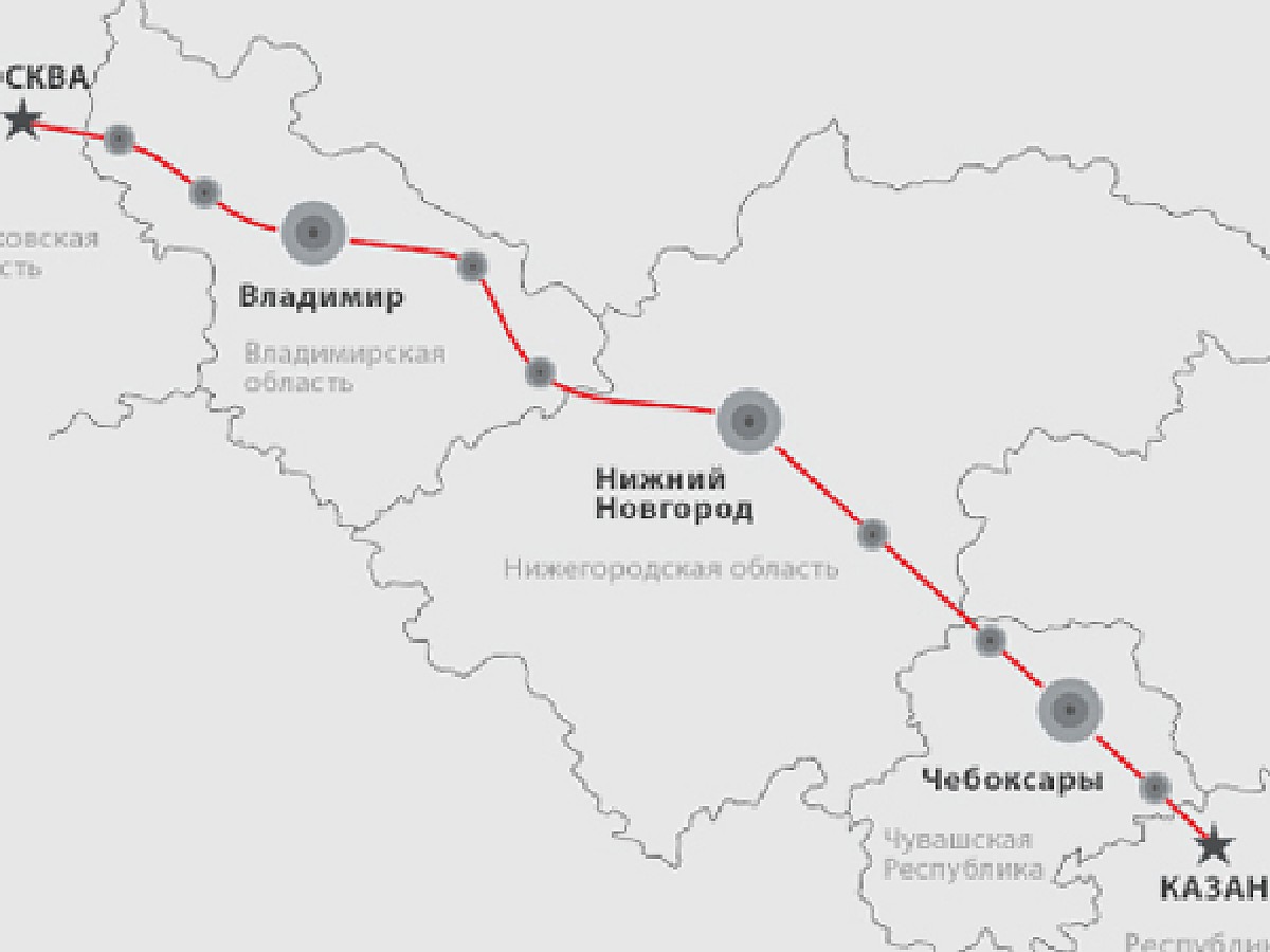 Скоростная железная дорога пойдет в обход Владимира - KP.RU