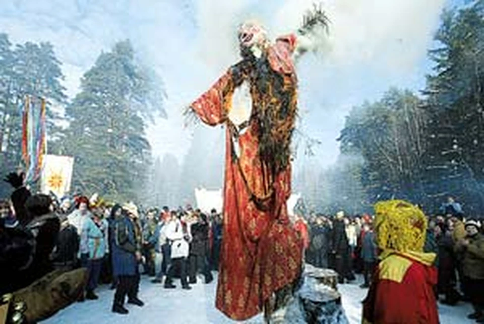 К сожалению, это очаровательное чучело в конце праздника сожгут.