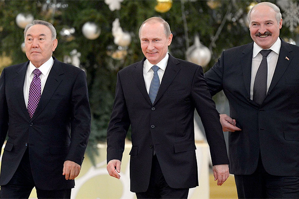 Три президента обсудили в Кремле договор Евразийского союза