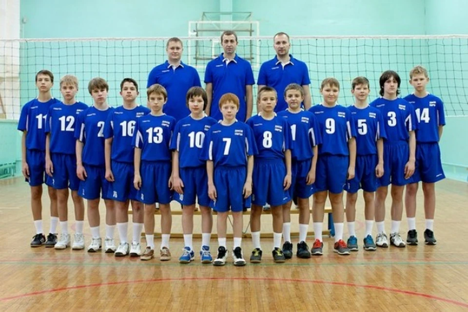 Новая детская волейбольная команда из Вологды на соревнованиях в городе Грязовце