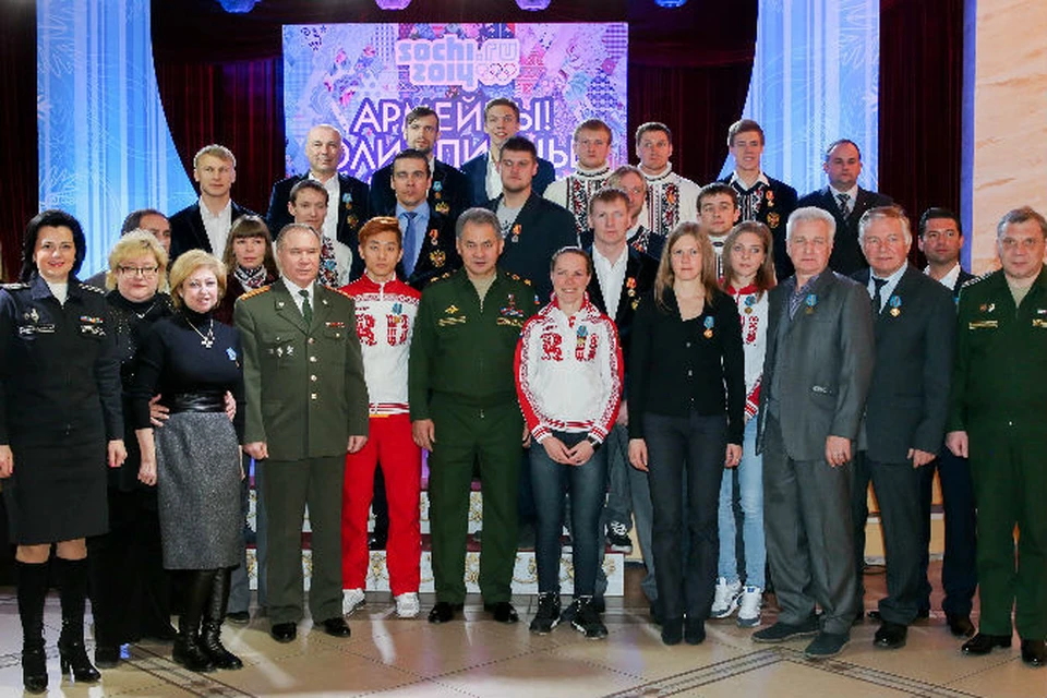 Шойгу отметил, что наибольший вклад в копилку олимпийской сборной России внесли армейские спортсмены