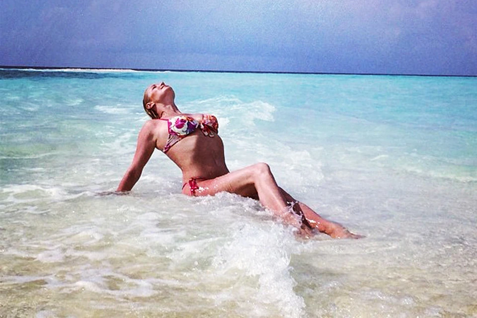 Анастасия Волочкова наслаждается отдыхом на Мальдивах.