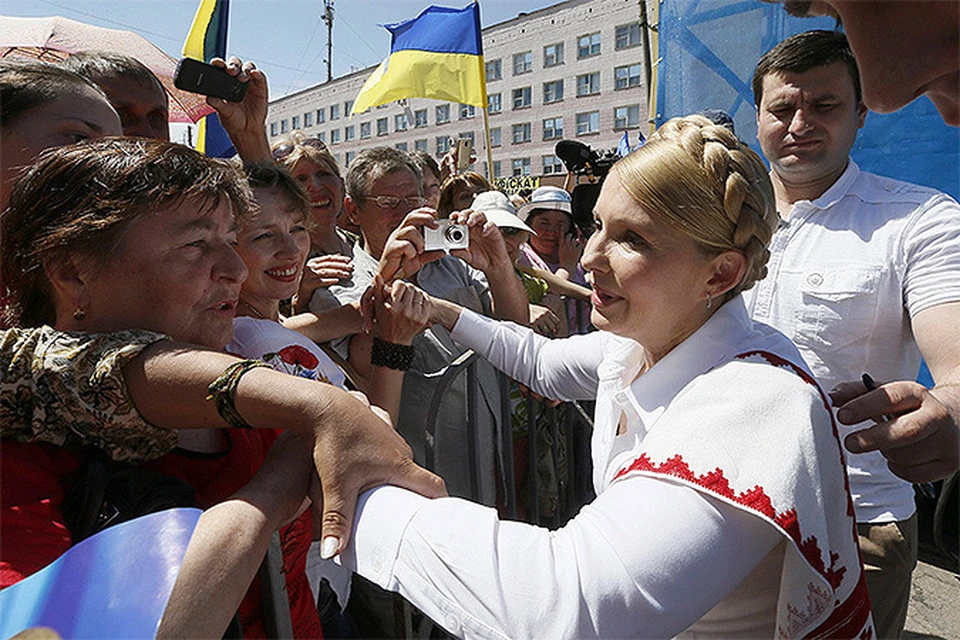 Предвыборный митинг Юлии Тимошенко