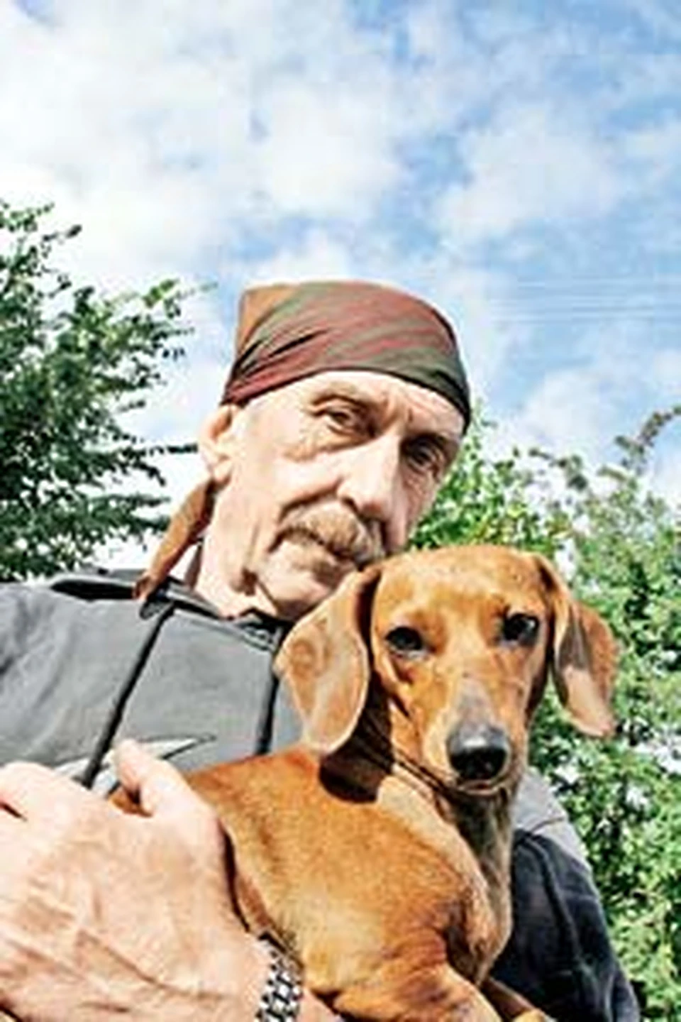 Александр Таскаев с Фросей.
