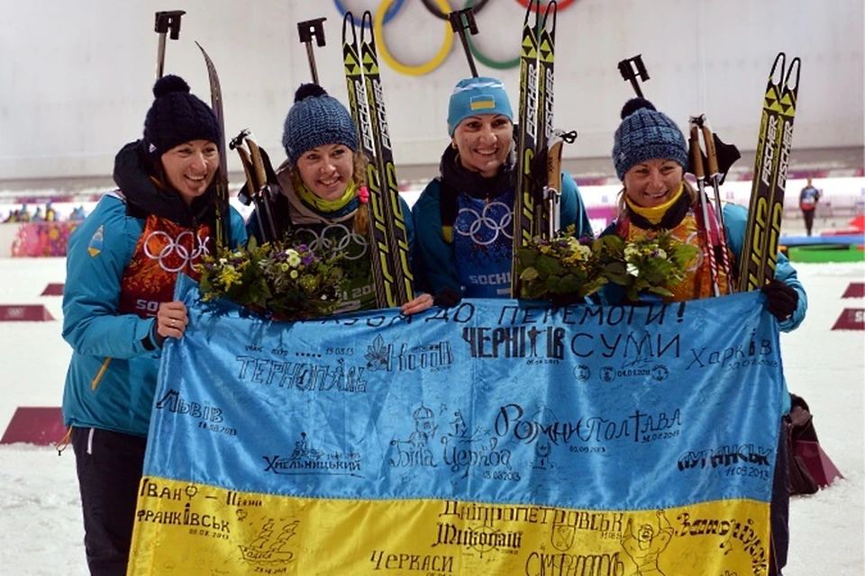Зимой 2014 украинки впервые в истории своей страны выиграли эстафету 4 по 6 км на Олимпиаде в Сочи.
