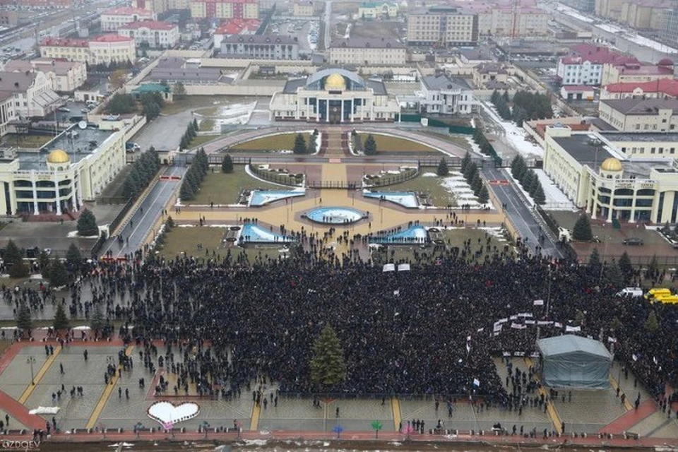 На митинг в Ингушетии вышло около 20 тыс. человек. Фото: vk.com/ingushetia24