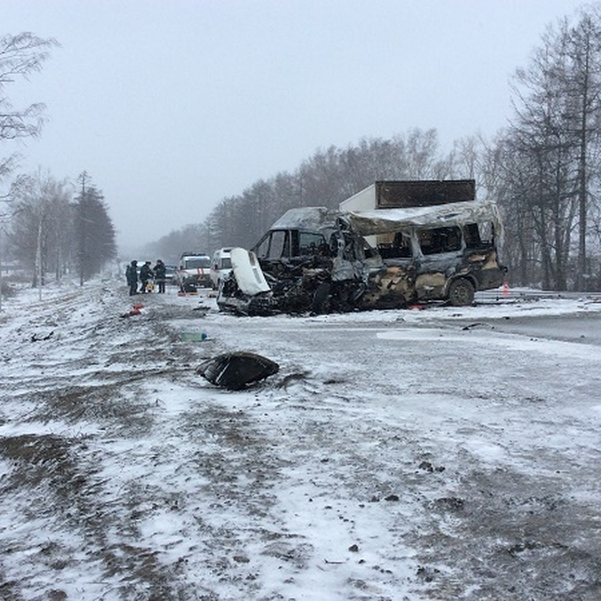 Очевидцы о ДТП на М7 в Чувашии: В маршрутке сгорел ребенок и этой трагедии  можно было избежать! - KP.RU