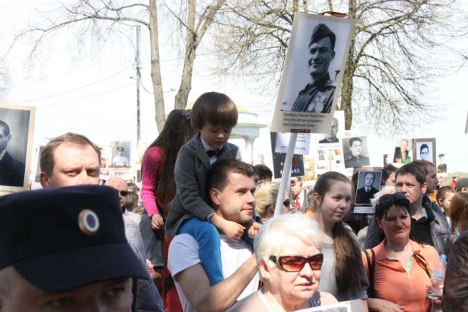 "Бессмертный полк" в Ярославле.