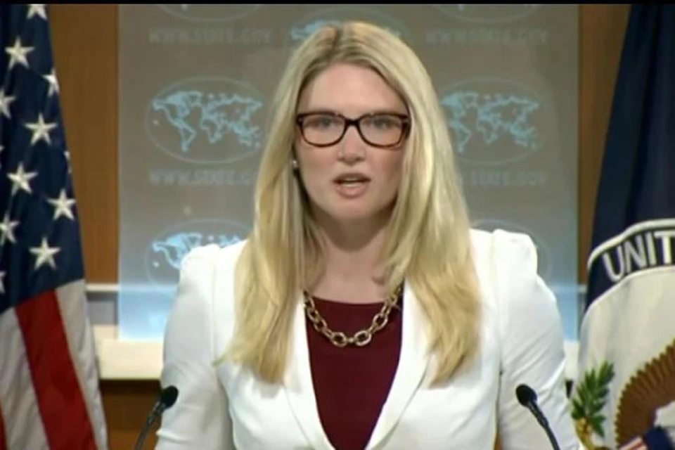 Пресс-секретарь госдепартамента США Мари Харф утверждает, что отправка десантников на Украину не связана с ситуацией на востоке страны