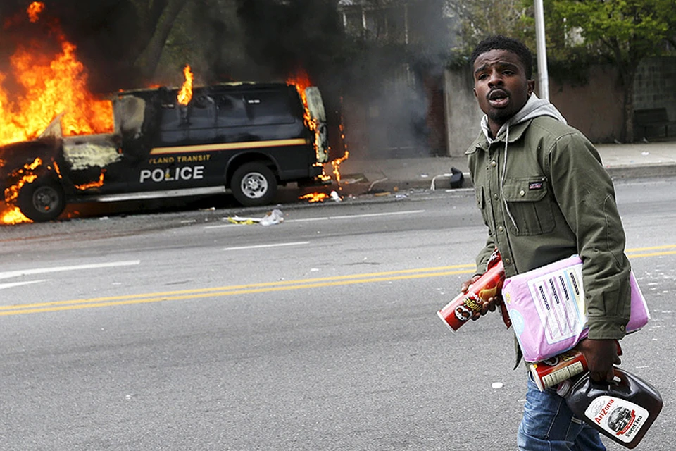 Беспорядки в Балтиморе: В город ввели Национальную гвардию