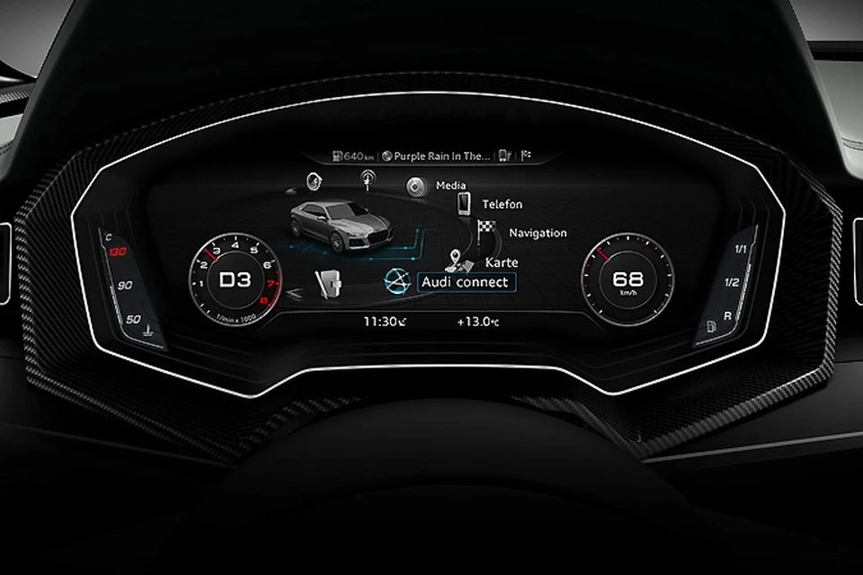 Виртуальная панель появится на новых моделях уже в следующем году. Фото Audi.