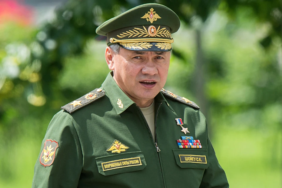 Министр обороны России Сергей Шойгу