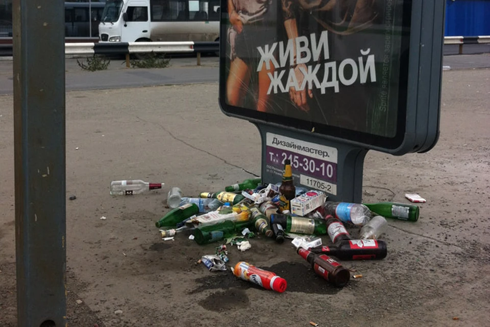 Улицы Челябинска не чистят от мусора