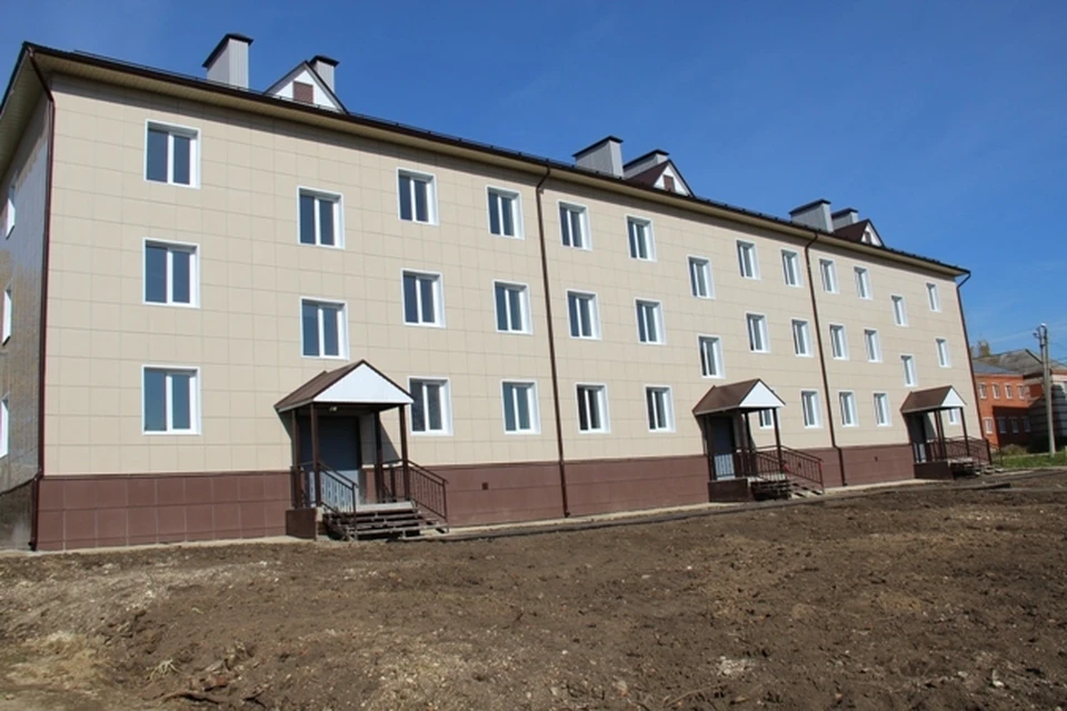 В новостройке по улице Куйбышева, 10 в Октябрьском ключи от новых квартир получили 34 семьи.