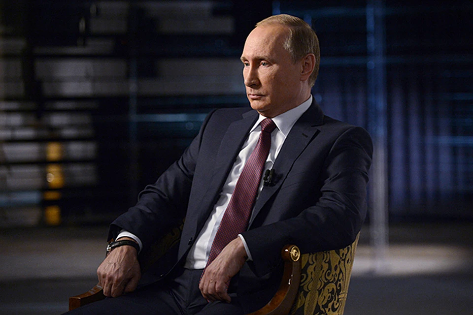 Владимир Путин дал интервью телеканалу «Матч ТВ», созданному по его указу