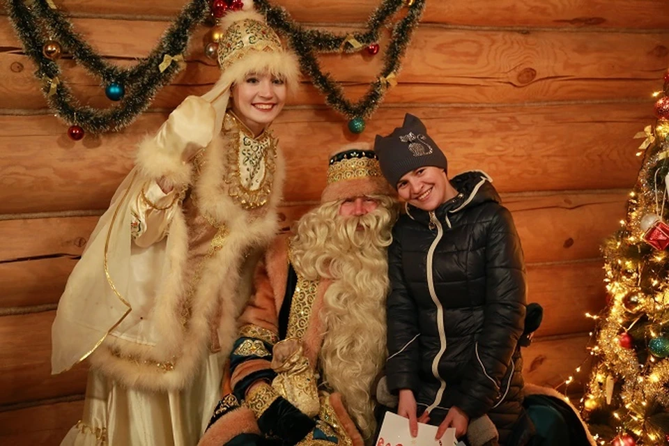 Кыш Бабай уже встречает гостей.