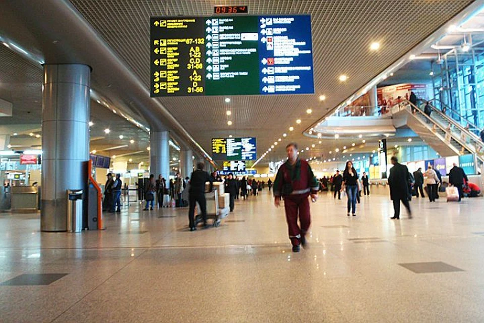 В аэропорту Домодедово прорвало канализацию