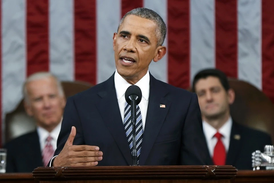Барак Обама выступил с посланием к Конгрессу