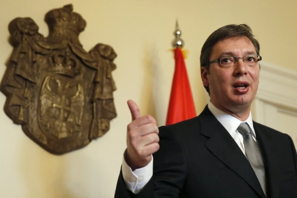 Cербский премьер-министр Александр Вучич