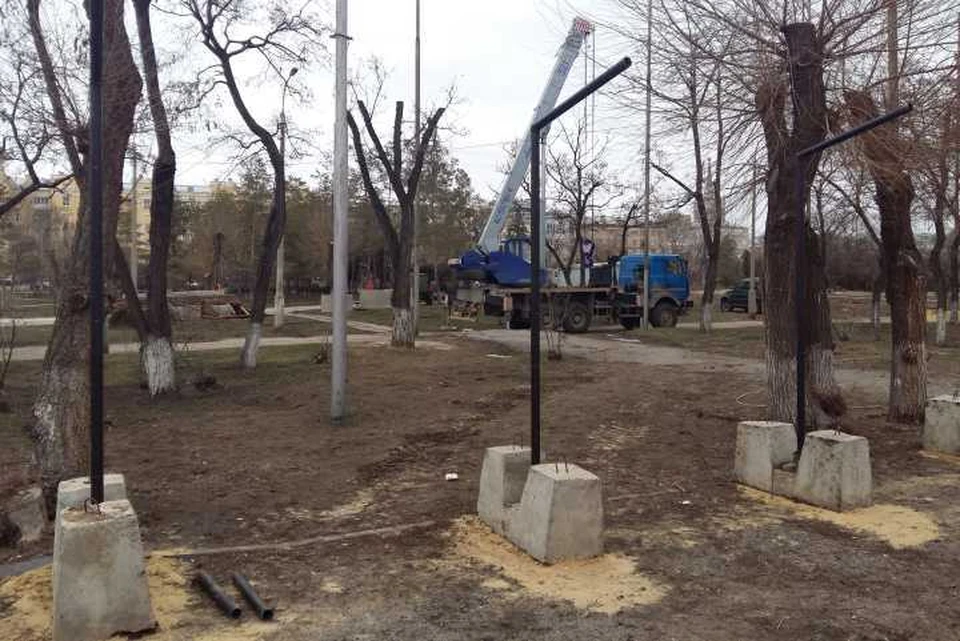 Строительство храма начато.