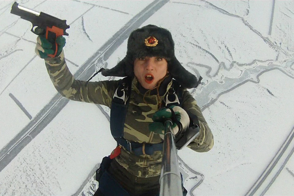 Галина Бойкова вооружена, а прыжок очень опасен.
