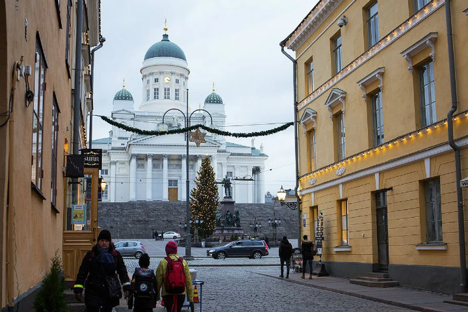 Сенатская площадь Хельсинки.