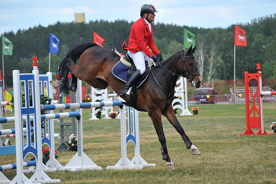 Андрей Митин, член сборной России по конному спорту, будет выступать в Рио в троеборье.