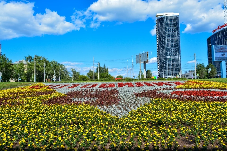 Фото цветников в перми