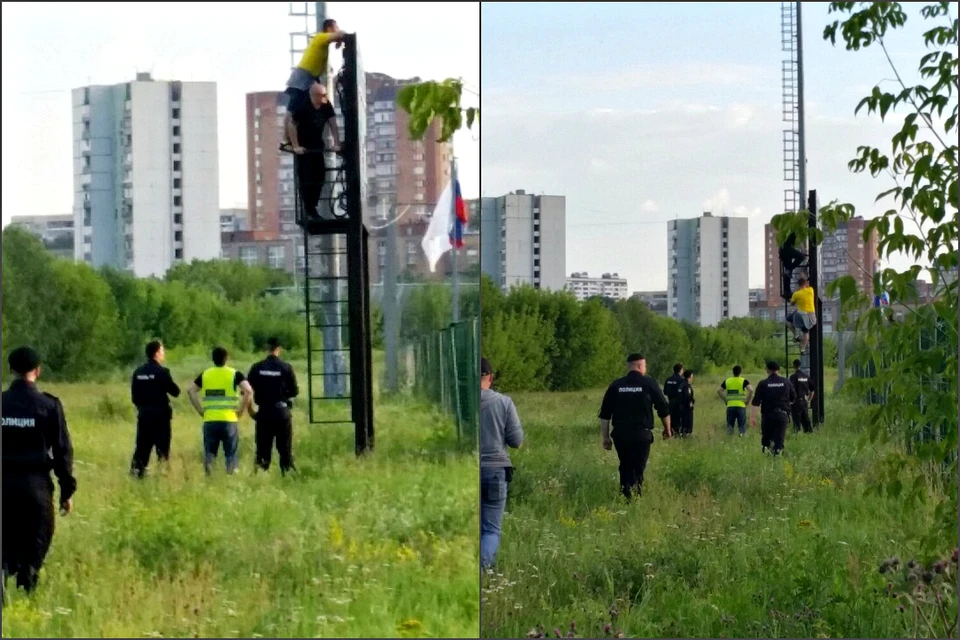 На табло ребята провели не более трех минут. Фото: vk.com/fanat1k_ru