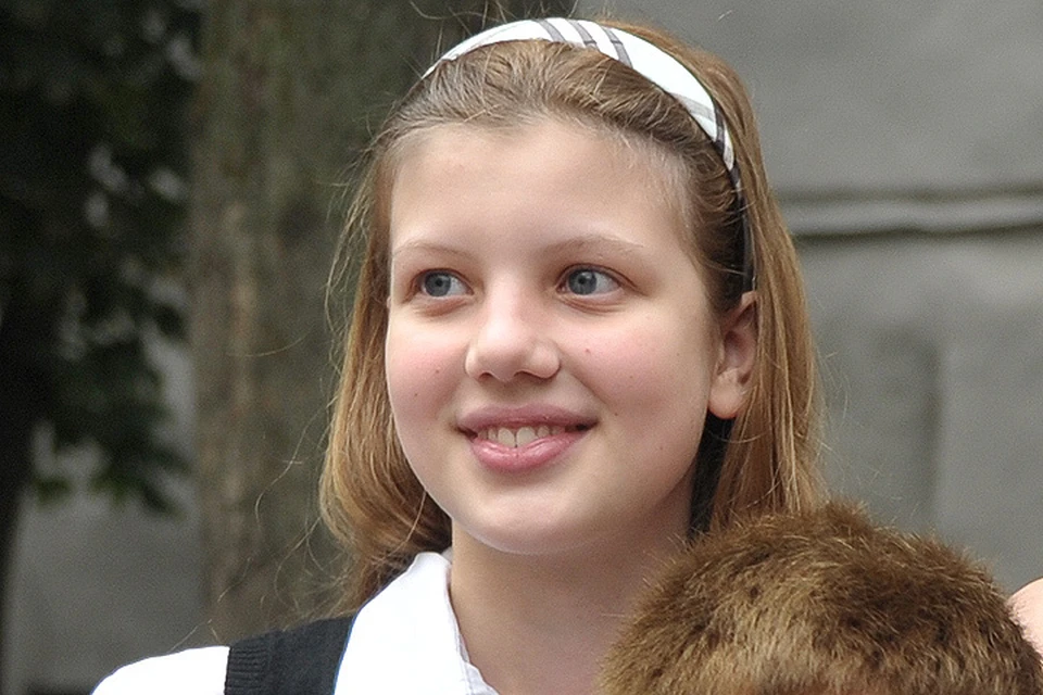Внучка актера Валерия Золотухина Мария в 2011 году.