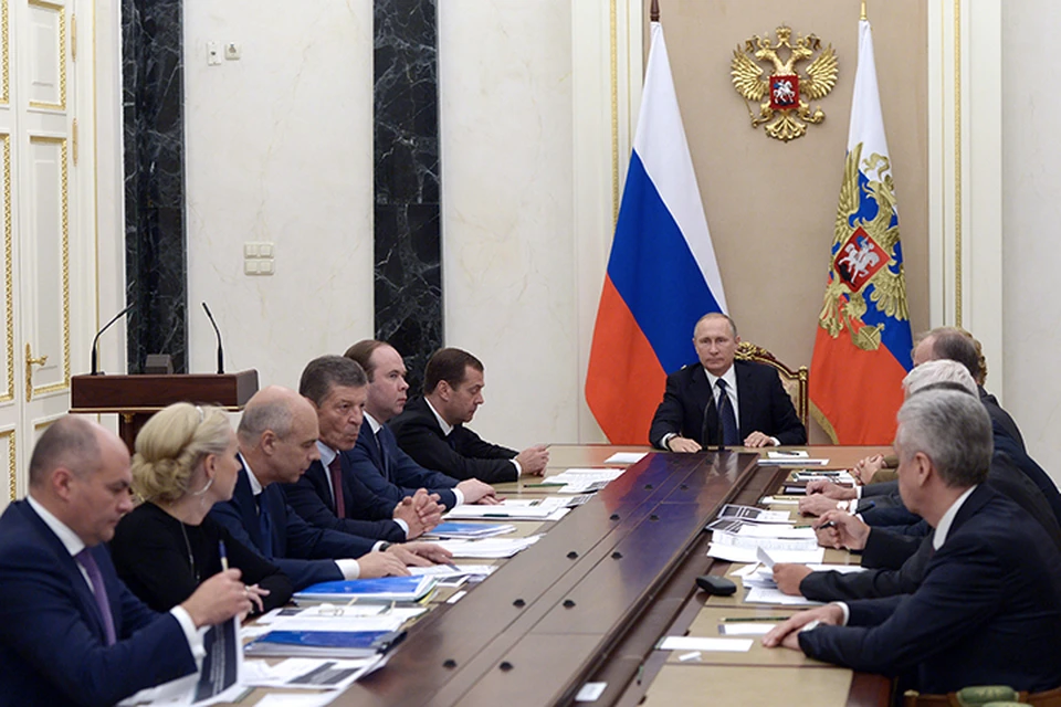 Владимир Путин собрал совещание, на котором каждый из пунктов разбирался уже предметно. Фото: Алексей Никольский/ТАСС