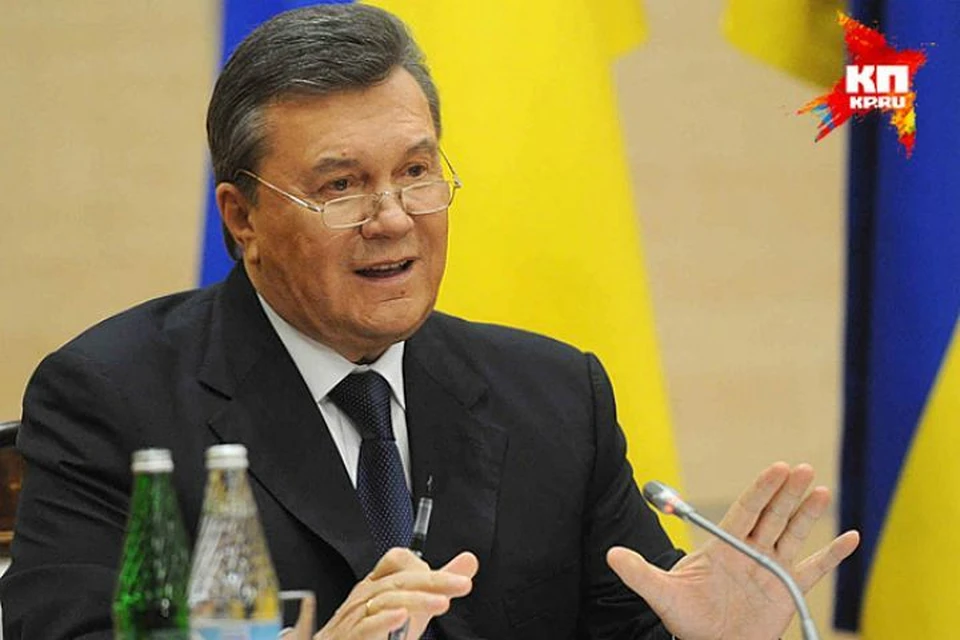 Виктор Янукович на пресс-конференции в Ростове-на-Дону.