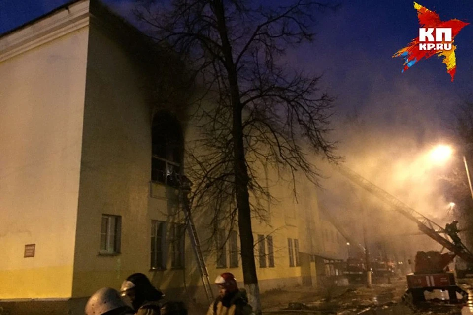 В Нижнем Новгороде горел ДК имени Орджоникидзе